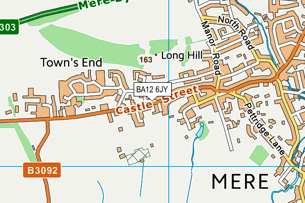 BA12 6JY map - OS VectorMap District (Ordnance Survey) BA12 6JY map - OS VectorMap District (Ordnance Survey)