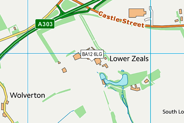 BA12 6LG map - OS VectorMap District (Ordnance Survey) BA12 6LG map - OS VectorMap District (Ordnance Survey)