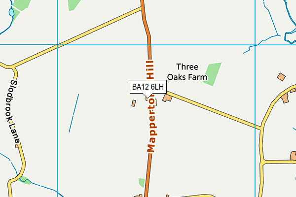 BA12 6LH map - OS VectorMap District (Ordnance Survey) BA12 6LH map - OS VectorMap District (Ordnance Survey)