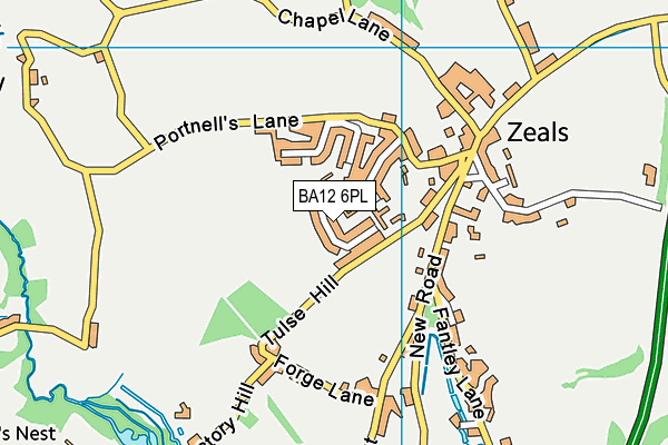 BA12 6PL map - OS VectorMap District (Ordnance Survey) BA12 6PL map - OS VectorMap District (Ordnance Survey)
