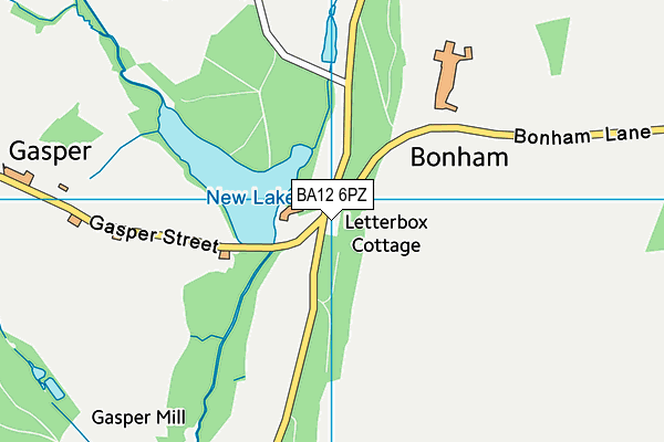 BA12 6PZ map - OS VectorMap District (Ordnance Survey) BA12 6PZ map - OS VectorMap District (Ordnance Survey)