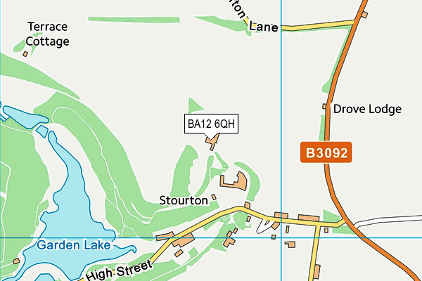BA12 6QH map - OS VectorMap District (Ordnance Survey) BA12 6QH map - OS VectorMap District (Ordnance Survey)