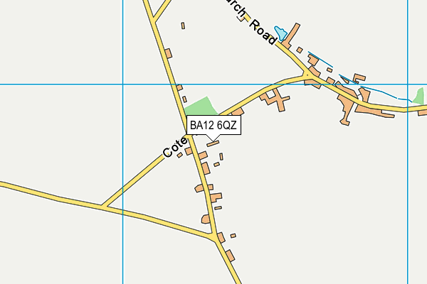 BA12 6QZ map - OS VectorMap District (Ordnance Survey) BA12 6QZ map - OS VectorMap District (Ordnance Survey)