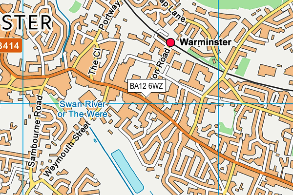 BA12 6WZ map - OS VectorMap District (Ordnance Survey) BA12 6WZ map - OS VectorMap District (Ordnance Survey)