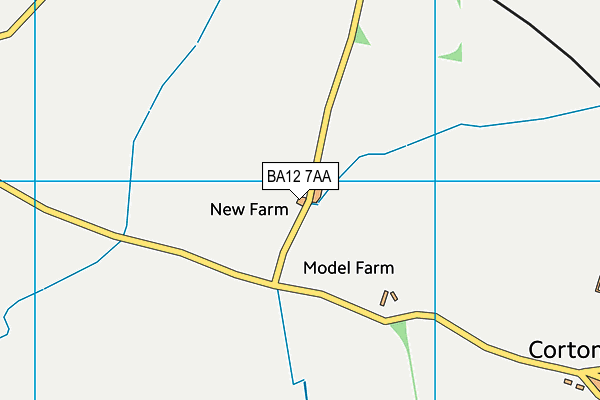 BA12 7AA map - OS VectorMap District (Ordnance Survey) BA12 7AA map - OS VectorMap District (Ordnance Survey)