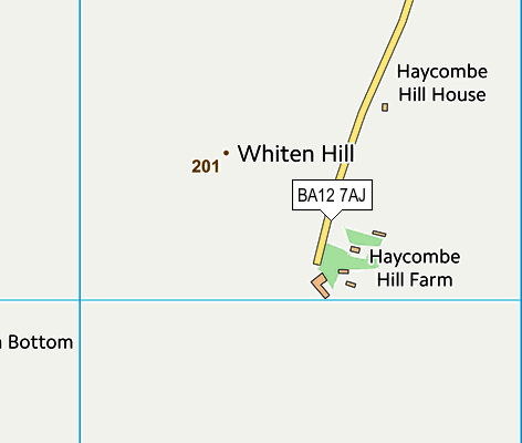 BA12 7AJ map - OS VectorMap District (Ordnance Survey) BA12 7AJ map - OS VectorMap District (Ordnance Survey)