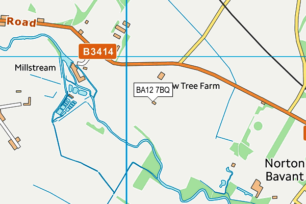 BA12 7BQ map - OS VectorMap District (Ordnance Survey) BA12 7BQ map - OS VectorMap District (Ordnance Survey)
