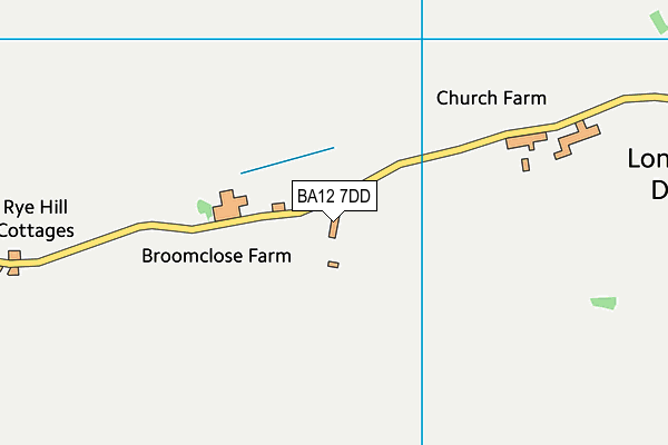 BA12 7DD map - OS VectorMap District (Ordnance Survey) BA12 7DD map - OS VectorMap District (Ordnance Survey)