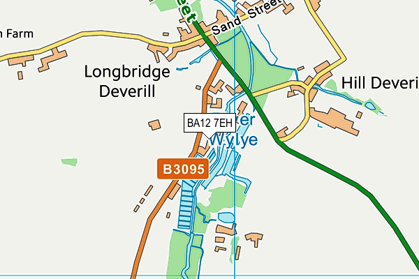 BA12 7EH map - OS VectorMap District (Ordnance Survey) BA12 7EH map - OS VectorMap District (Ordnance Survey)