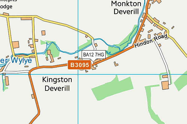 BA12 7HG map - OS VectorMap District (Ordnance Survey) BA12 7HG map - OS VectorMap District (Ordnance Survey)