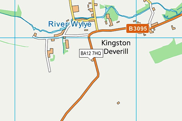 BA12 7HQ map - OS VectorMap District (Ordnance Survey)