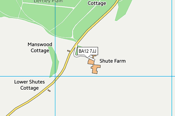BA12 7JJ map - OS VectorMap District (Ordnance Survey) BA12 7JJ map - OS VectorMap District (Ordnance Survey)