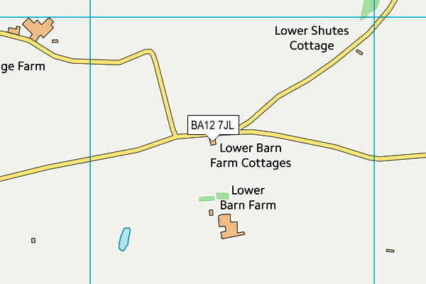 BA12 7JL map - OS VectorMap District (Ordnance Survey) BA12 7JL map - OS VectorMap District (Ordnance Survey)