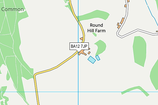 BA12 7JP map - OS VectorMap District (Ordnance Survey) BA12 7JP map - OS VectorMap District (Ordnance Survey)