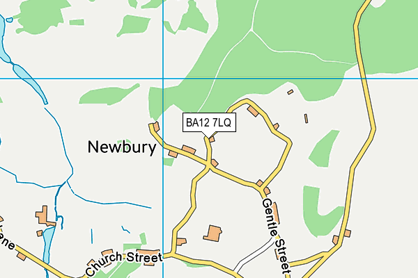 BA12 7LQ map - OS VectorMap District (Ordnance Survey) BA12 7LQ map - OS VectorMap District (Ordnance Survey)