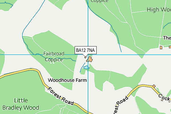 BA12 7NA map - OS VectorMap District (Ordnance Survey) BA12 7NA map - OS VectorMap District (Ordnance Survey)