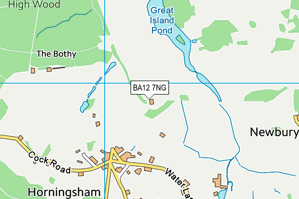 BA12 7NG map - OS VectorMap District (Ordnance Survey) BA12 7NG map - OS VectorMap District (Ordnance Survey)