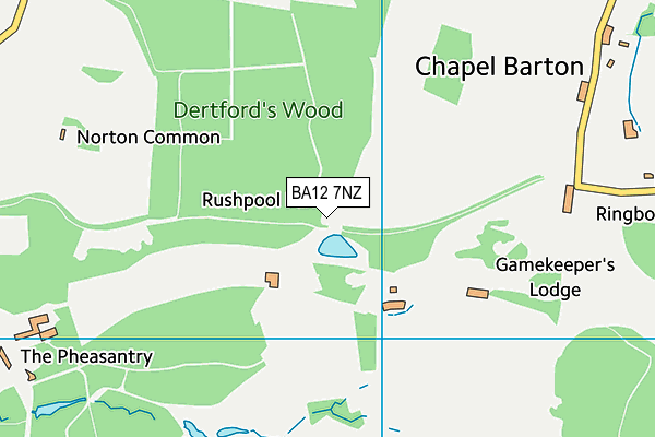 BA12 7NZ map - OS VectorMap District (Ordnance Survey) BA12 7NZ map - OS VectorMap District (Ordnance Survey)