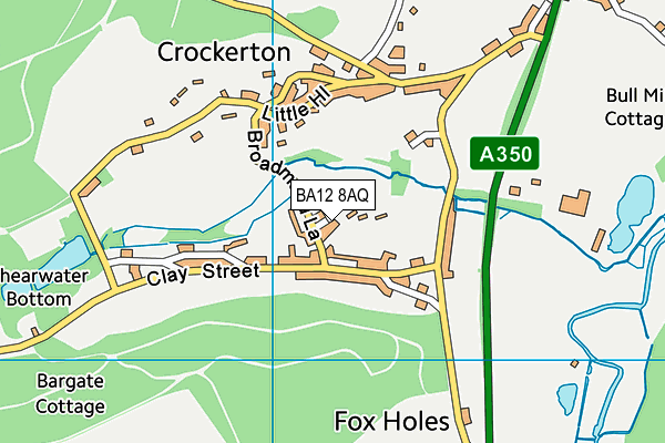 BA12 8AQ map - OS VectorMap District (Ordnance Survey) BA12 8AQ map - OS VectorMap District (Ordnance Survey)