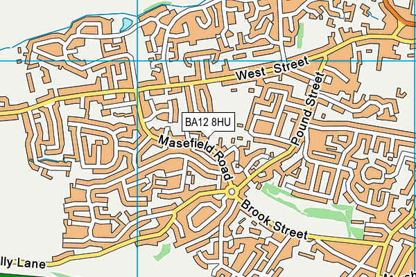 BA12 8HU map - OS VectorMap District (Ordnance Survey) BA12 8HU map - OS VectorMap District (Ordnance Survey)