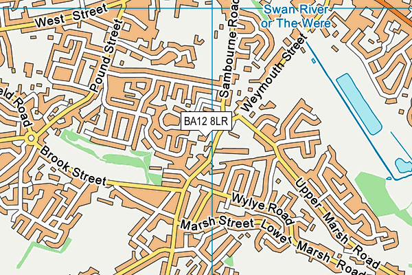 BA12 8LR map - OS VectorMap District (Ordnance Survey) BA12 8LR map - OS VectorMap District (Ordnance Survey)