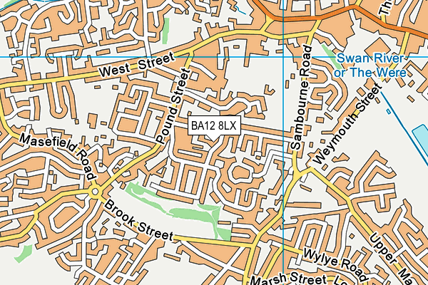 BA12 8LX map - OS VectorMap District (Ordnance Survey) BA12 8LX map - OS VectorMap District (Ordnance Survey)