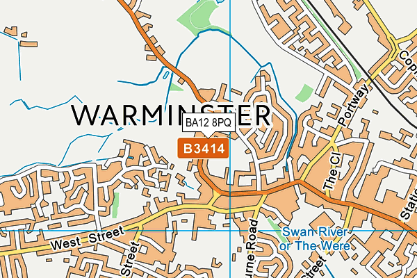 BA12 8PQ map - OS VectorMap District (Ordnance Survey) BA12 8PQ map - OS VectorMap District (Ordnance Survey)