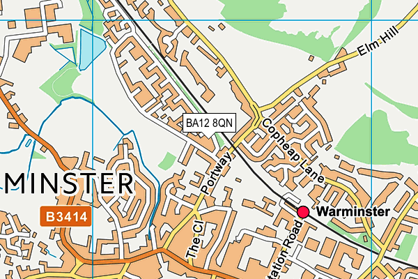 BA12 8QN map - OS VectorMap District (Ordnance Survey) BA12 8QN map - OS VectorMap District (Ordnance Survey)