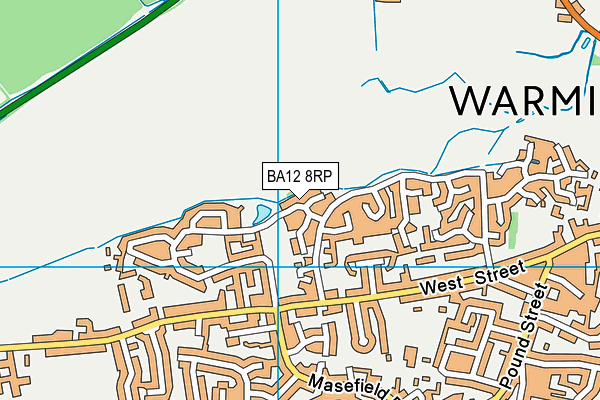 BA12 8RP map - OS VectorMap District (Ordnance Survey) BA12 8RP map - OS VectorMap District (Ordnance Survey)