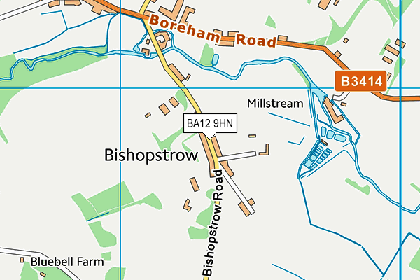 BA12 9HN map - OS VectorMap District (Ordnance Survey) BA12 9HN map - OS VectorMap District (Ordnance Survey)