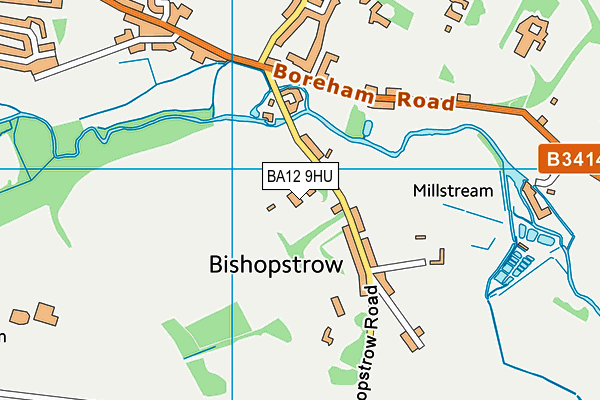 BA12 9HU map - OS VectorMap District (Ordnance Survey) BA12 9HU map - OS VectorMap District (Ordnance Survey)