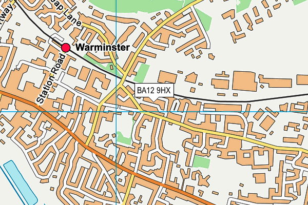 BA12 9HX map - OS VectorMap District (Ordnance Survey) BA12 9HX map - OS VectorMap District (Ordnance Survey)