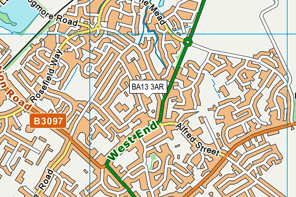 BA13 3AR map - OS VectorMap District (Ordnance Survey) BA13 3AR map - OS VectorMap District (Ordnance Survey)