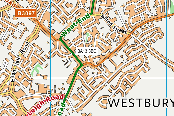 BA13 3BQ map - OS VectorMap District (Ordnance Survey) BA13 3BQ map - OS VectorMap District (Ordnance Survey)