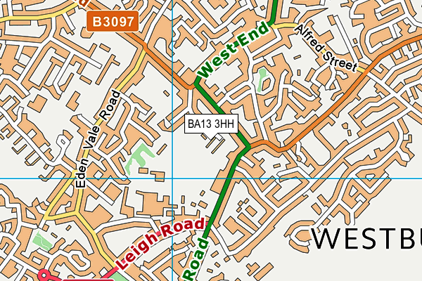 BA13 3HH map - OS VectorMap District (Ordnance Survey) BA13 3HH map - OS VectorMap District (Ordnance Survey)
