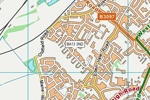 BA13 3ND map - OS VectorMap District (Ordnance Survey) BA13 3ND map - OS VectorMap District (Ordnance Survey)
