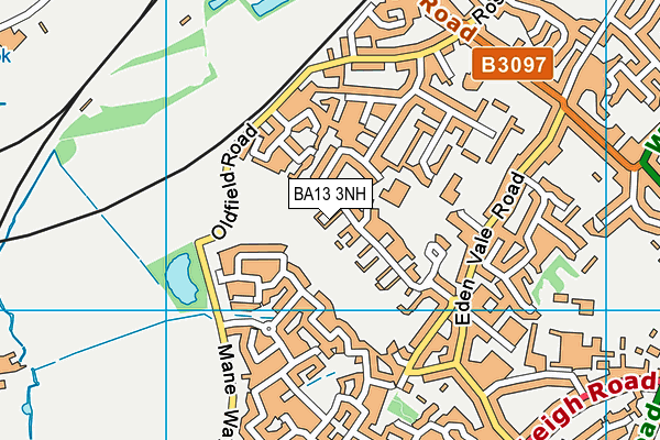 BA13 3NH map - OS VectorMap District (Ordnance Survey) BA13 3NH map - OS VectorMap District (Ordnance Survey)