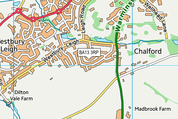 BA13 3RP map - OS VectorMap District (Ordnance Survey) BA13 3RP map - OS VectorMap District (Ordnance Survey)