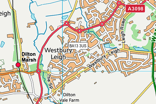 BA13 3US map - OS VectorMap District (Ordnance Survey) BA13 3US map - OS VectorMap District (Ordnance Survey)