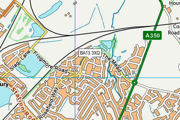BA13 3XQ map - OS VectorMap District (Ordnance Survey) BA13 3XQ map - OS VectorMap District (Ordnance Survey)