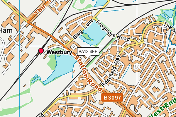BA13 4FF map - OS VectorMap District (Ordnance Survey) BA13 4FF map - OS VectorMap District (Ordnance Survey)