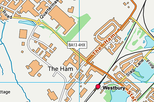 BA13 4HX map - OS VectorMap District (Ordnance Survey) BA13 4HX map - OS VectorMap District (Ordnance Survey)