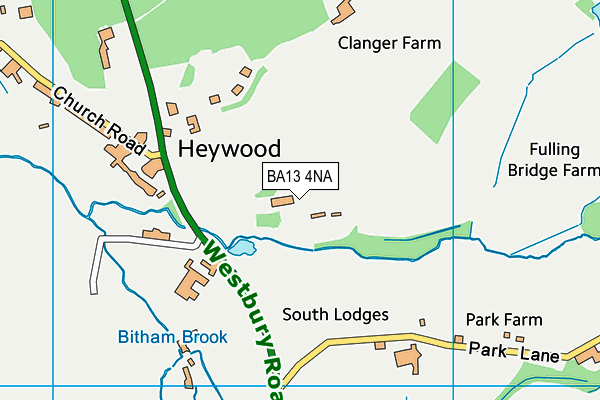 BA13 4NA map - OS VectorMap District (Ordnance Survey) BA13 4NA map - OS VectorMap District (Ordnance Survey)