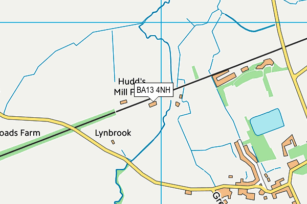 BA13 4NH map - OS VectorMap District (Ordnance Survey)