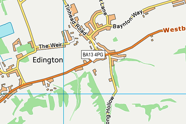 BA13 4PG map - OS VectorMap District (Ordnance Survey) BA13 4PG map - OS VectorMap District (Ordnance Survey)
