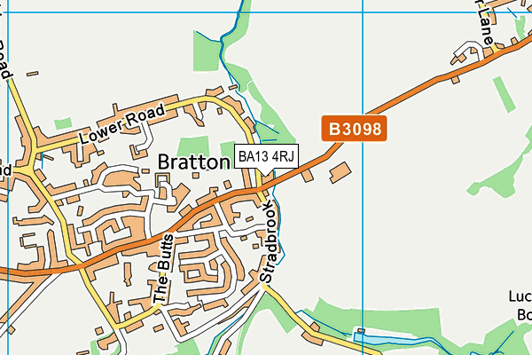 BA13 4RJ map - OS VectorMap District (Ordnance Survey) BA13 4RJ map - OS VectorMap District (Ordnance Survey)