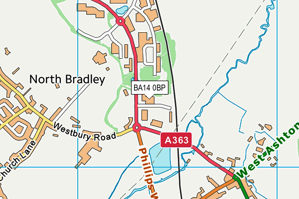 BA14 0BP map - OS VectorMap District (Ordnance Survey) BA14 0BP map - OS VectorMap District (Ordnance Survey)