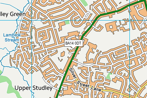 BA14 0DT map - OS VectorMap District (Ordnance Survey) BA14 0DT map - OS VectorMap District (Ordnance Survey)