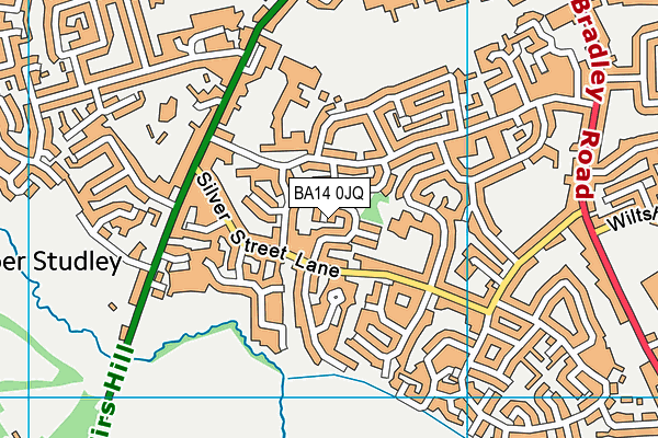 BA14 0JQ map - OS VectorMap District (Ordnance Survey) BA14 0JQ map - OS VectorMap District (Ordnance Survey)