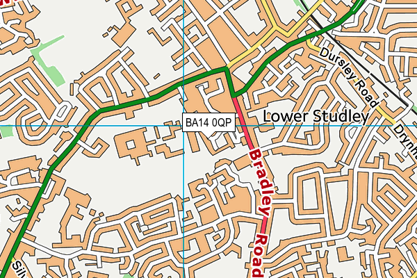 BA14 0QP map - OS VectorMap District (Ordnance Survey) BA14 0QP map - OS VectorMap District (Ordnance Survey)